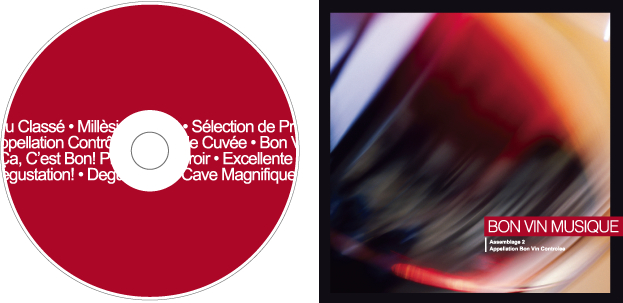 Оформление диска Bon Vin Musique, vol. 2