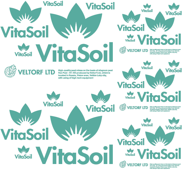 Узор для упаковки удобрений Vita Soil